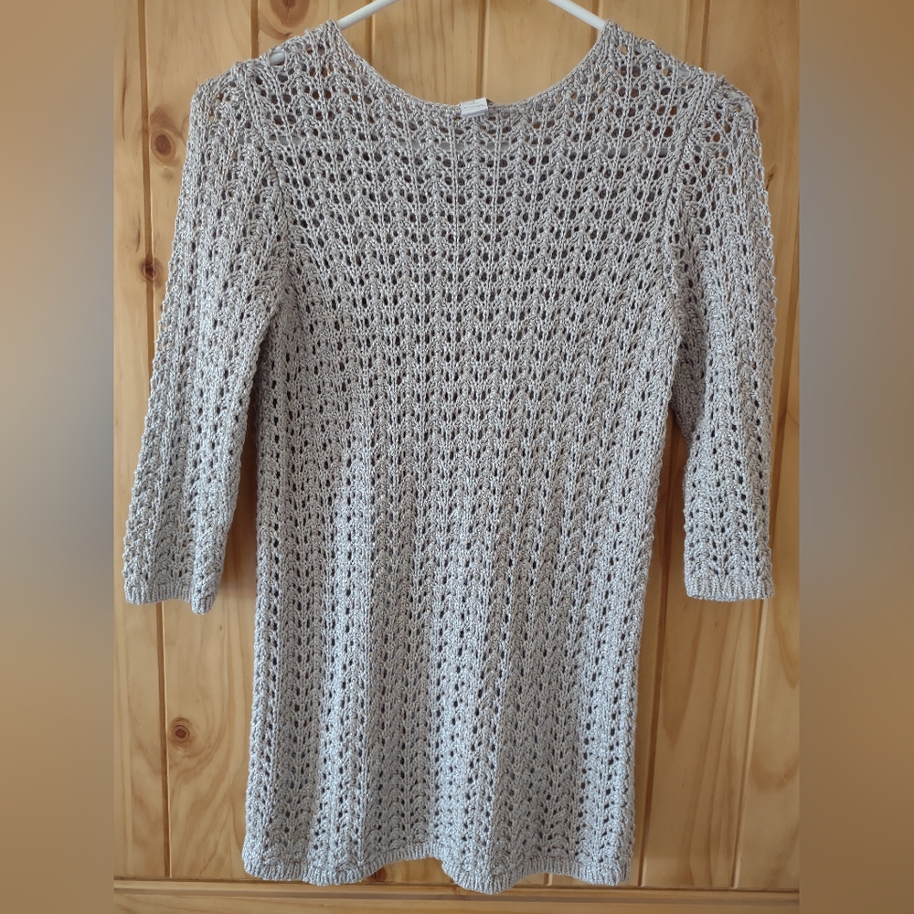 Juniors Short Sleeve Sweater